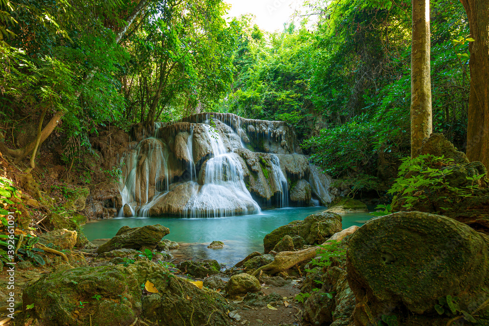Dong Pee Sua Waterfall,Huay Mae Khamin, Kanchanaburi Province, Thailand Dong Pee Sua Waterfall,Huay Mae Khamin, Kanchanaburi Province, Thailand