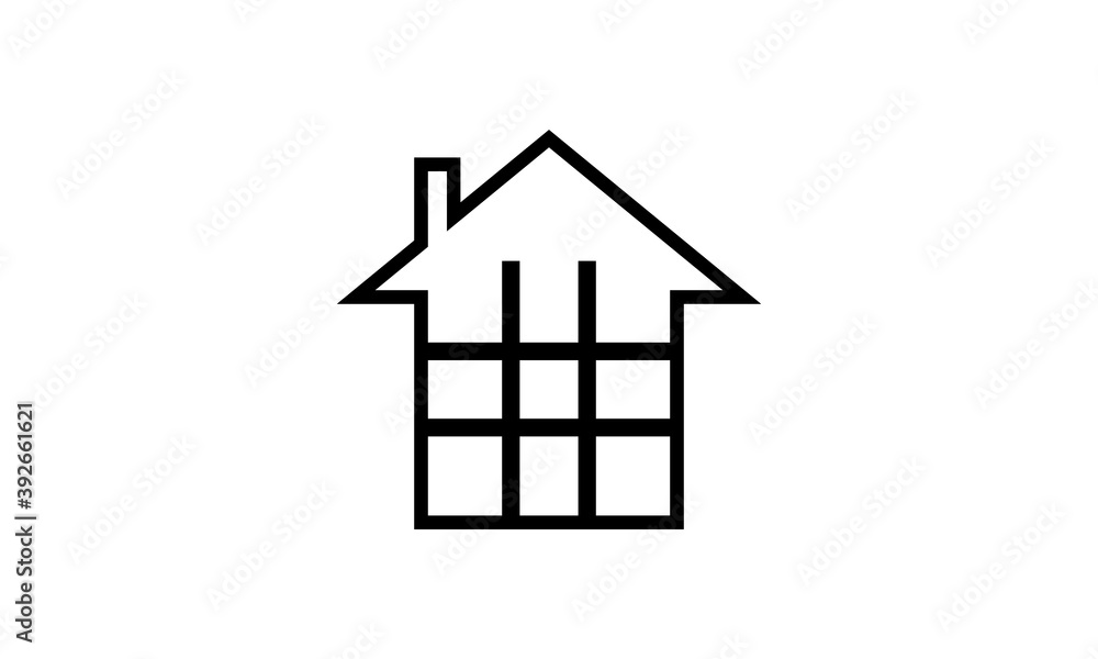 Fototapeta premium home logo vector