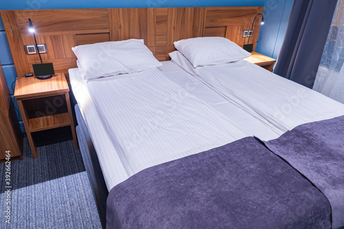 Bedroom with a double bed. ...