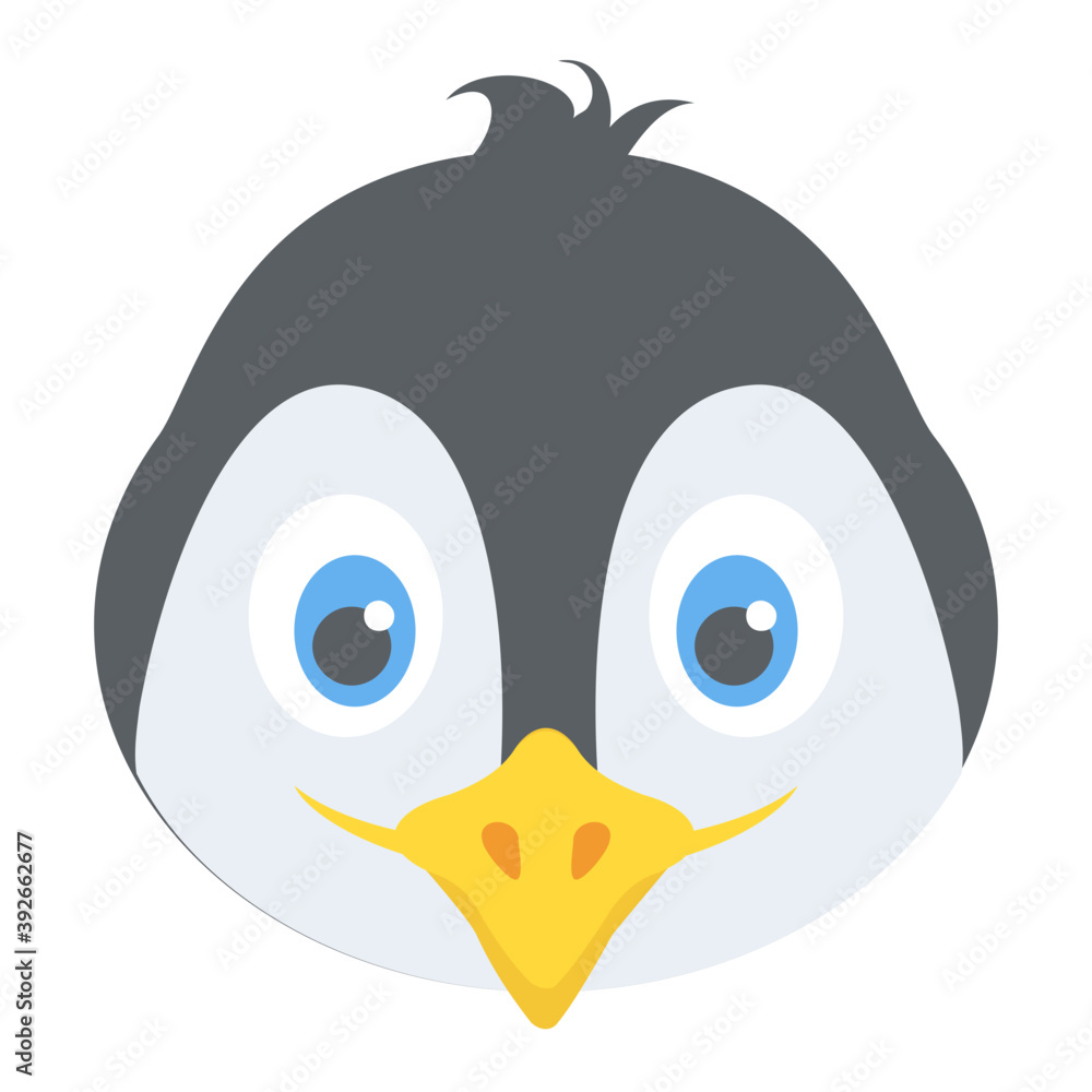 
A cute face of small penguin

