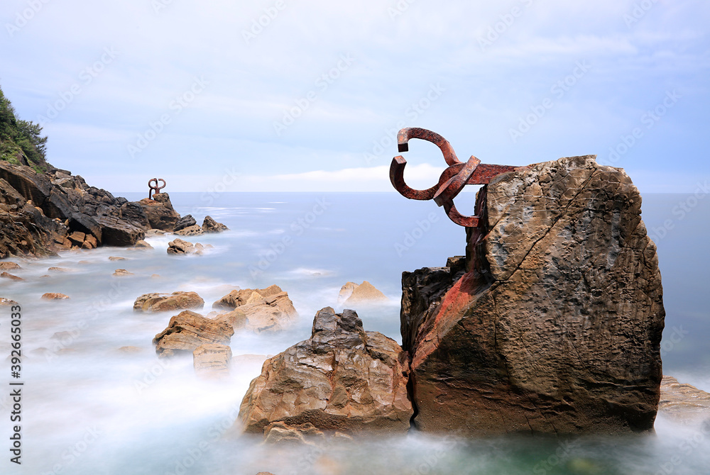 Fototapeta premium Peine de los vientos (San Sebastian)