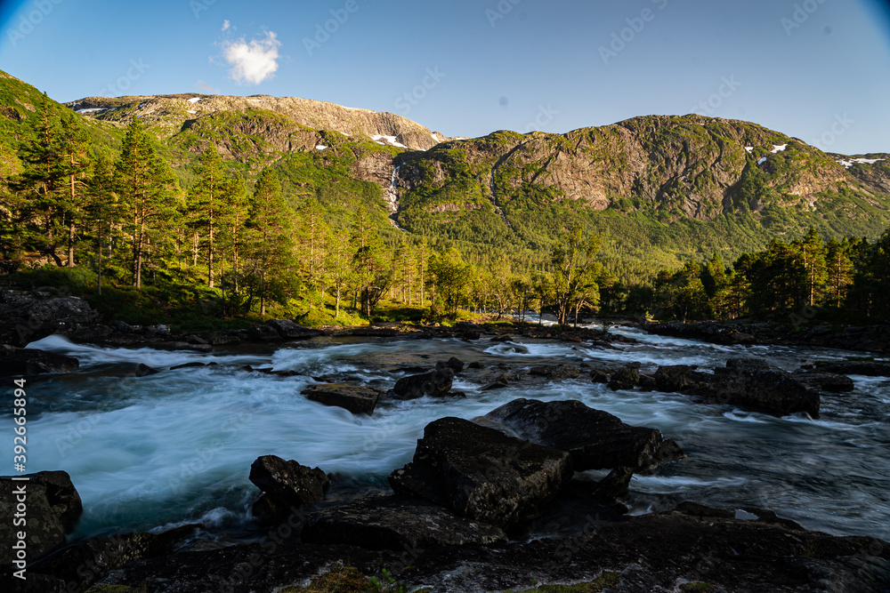 water creation at the Likholefossen