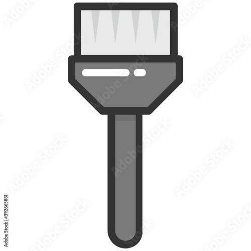 A makeup applicator for applying blush 