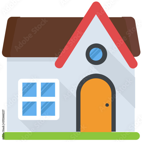 
A family house, residential building
