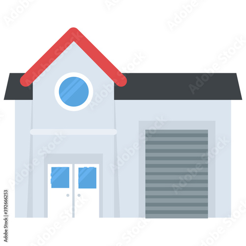 
A family house, residential building
