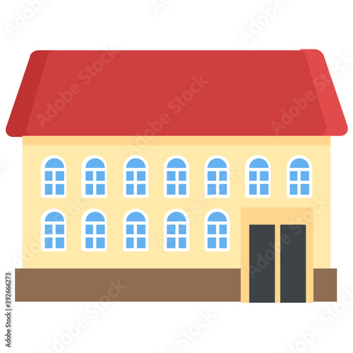 
A family house, residential building
