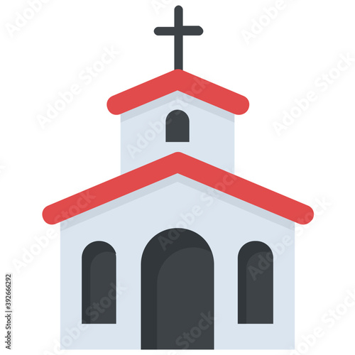 
Religious building for worship, church
