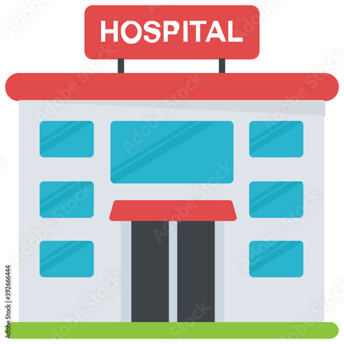
Modern architecture of a Hospital 
