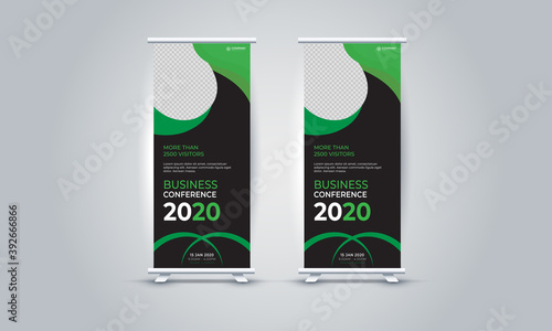 Business conference Rollup Banner Signage stand 