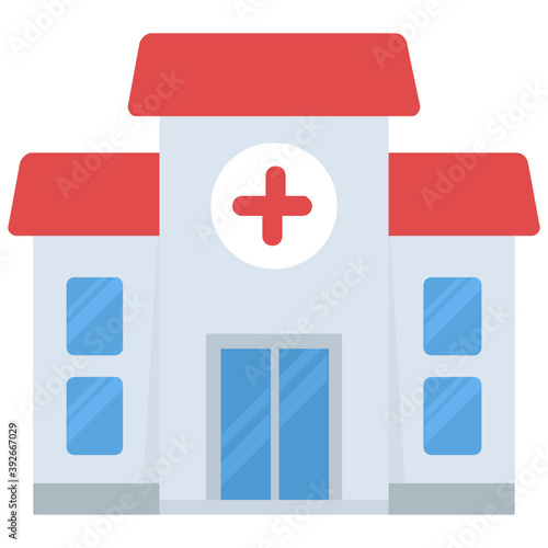 
Modern architecture of a Hospital 
