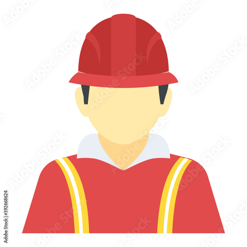  A person wearing hard hat is architect 