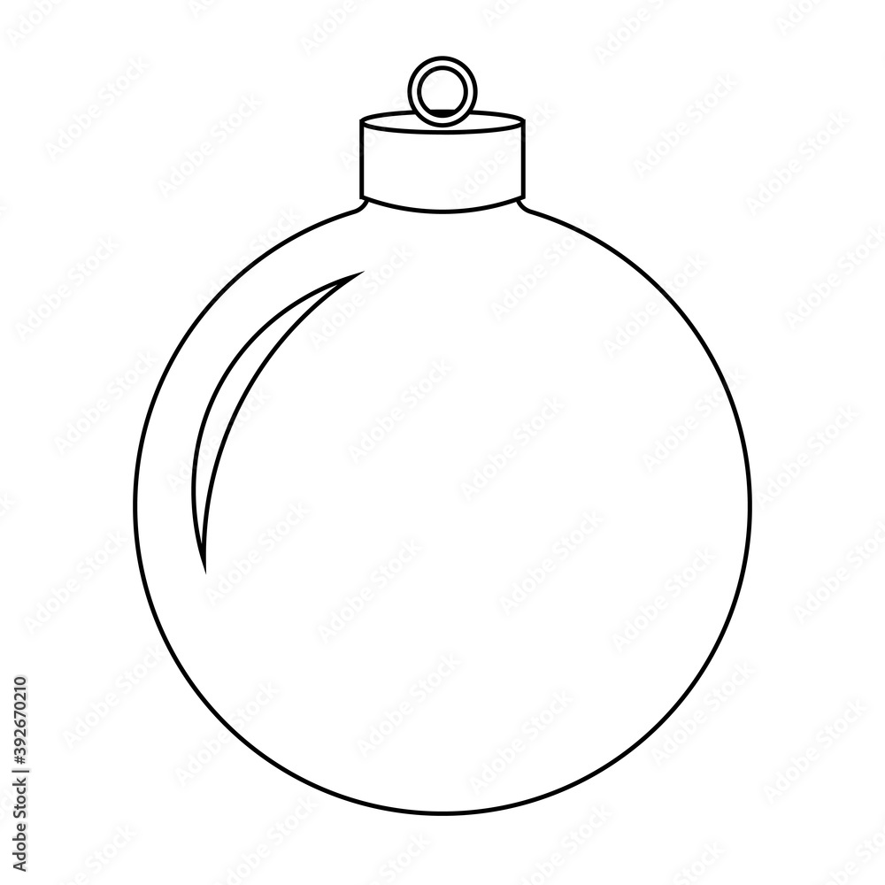 Simple illustration of Christmas tree toy Object for christmas design, mockup Simple illustration of Christmas tree toy Object for christmas design, mockup