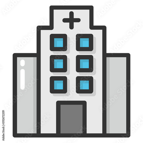 
Hospital Vector Icon
