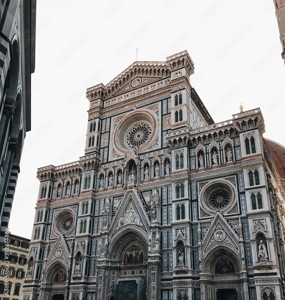Cathedral of Santa Maria del Fiore. Travel to Italy. Architecture and landmark of Florence.