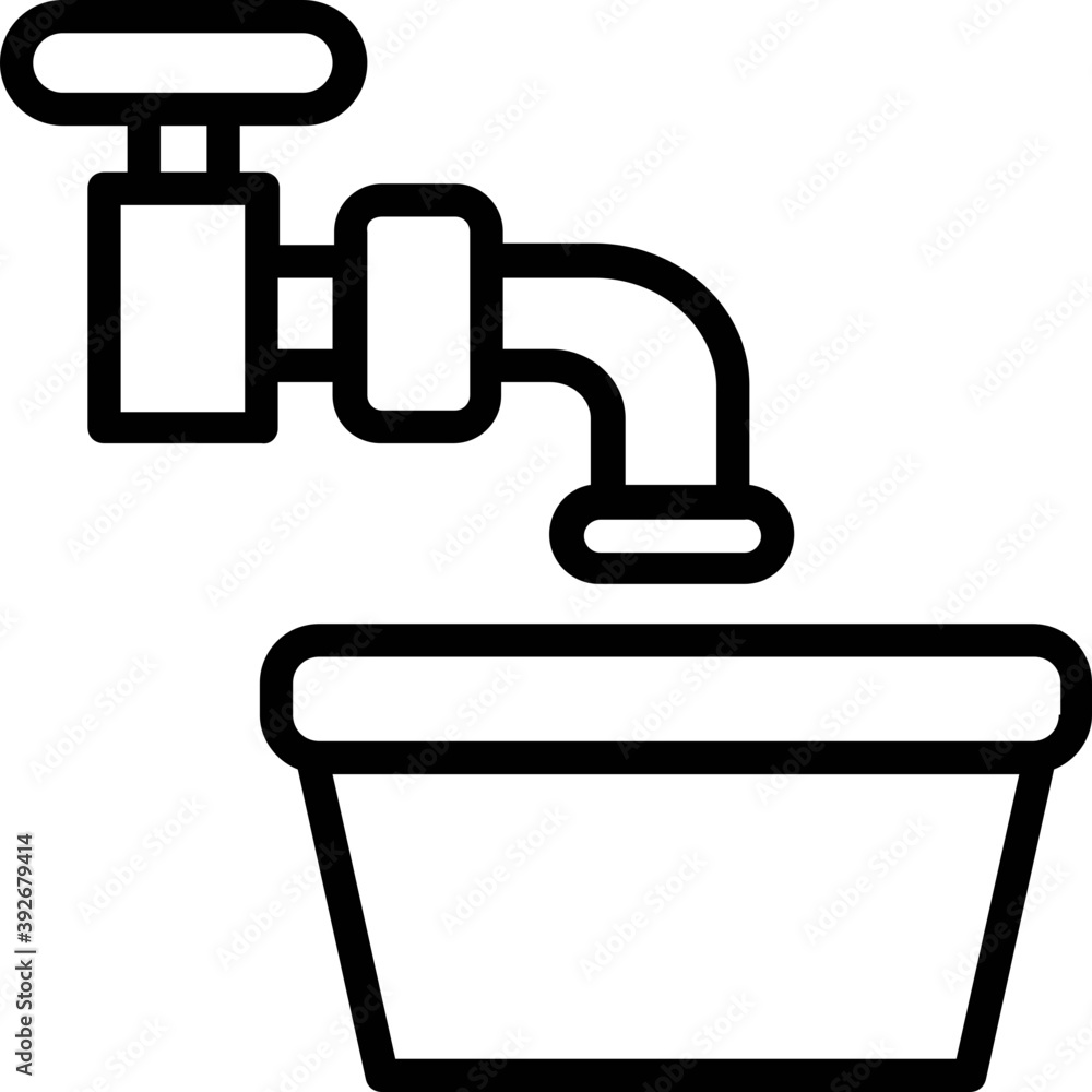 A water faucet with water tub concept of water supply facilitation
A water faucet with water tub concept of water supply facilitation