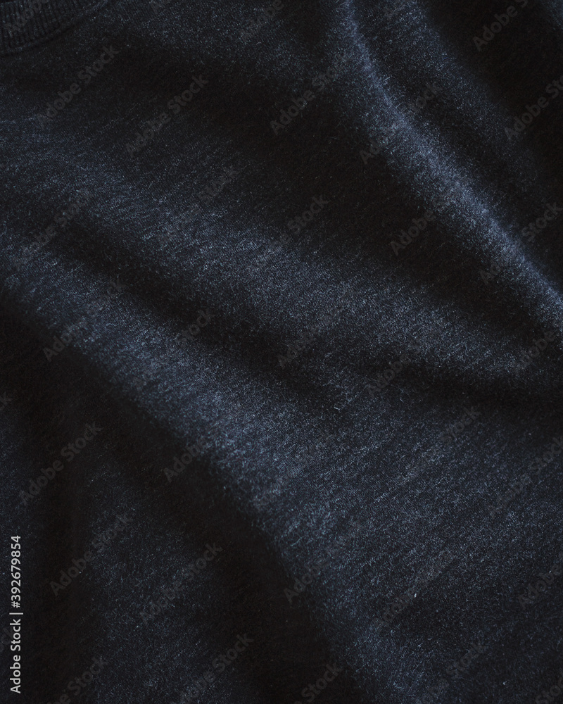 Closeup of dark textured fabric. Closeup of dark textured fabric.