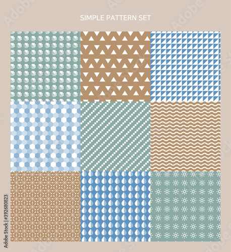 Collection of various classic patterns. 
