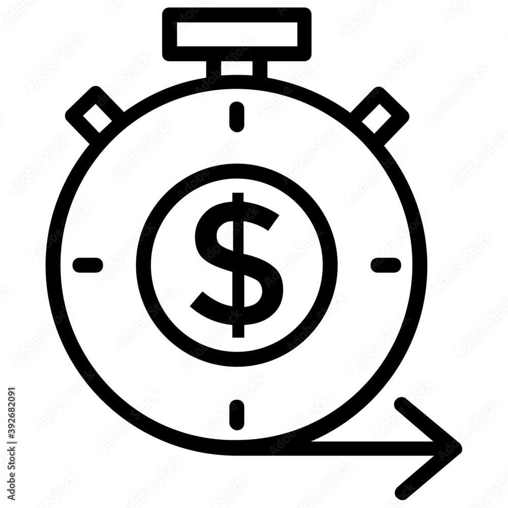 Dollar coin inside chronometer presenting the concept of time value
Dollar coin inside chronometer presenting the concept of time value