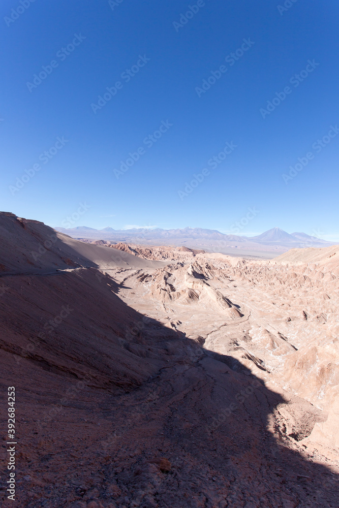 A view of mars valley in San Pedro de Atacama