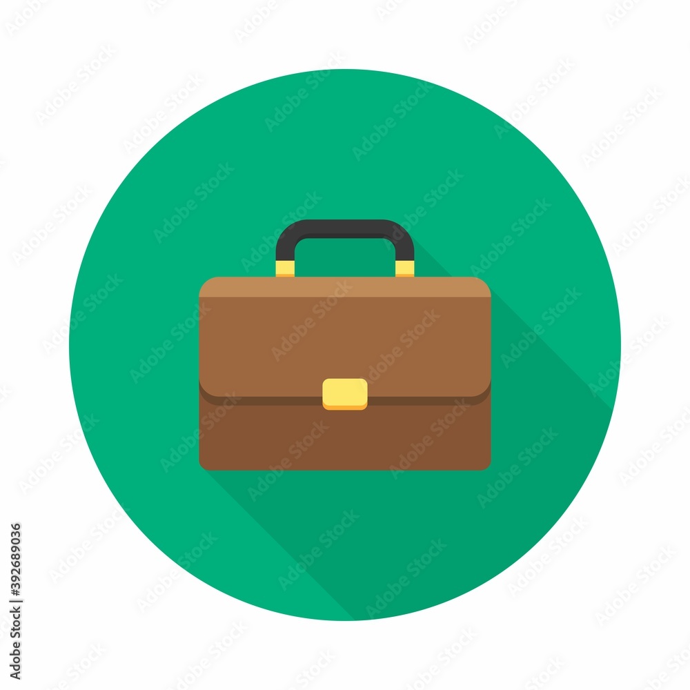 Briefcase icon vector isolated. Briefcase icon vector isolated.