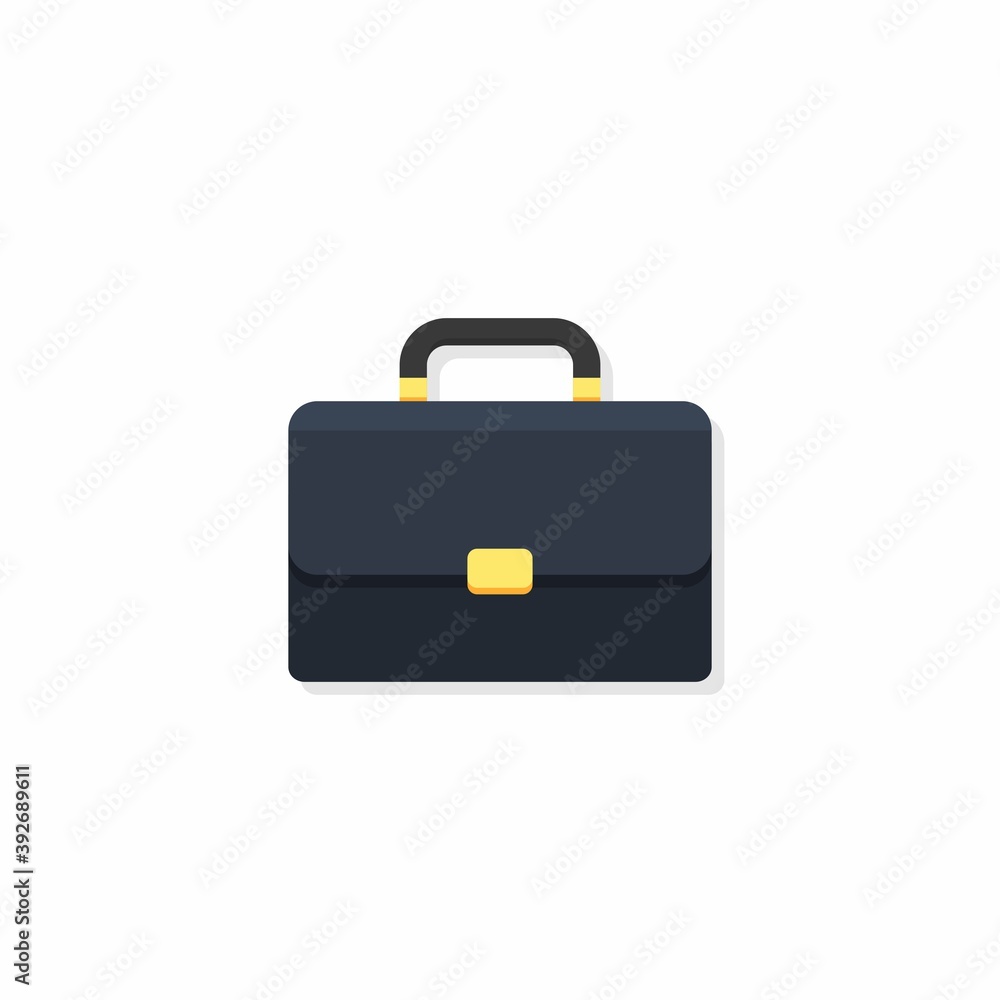 Briefcase Shadow vector isolated. Briefcase Shadow vector isolated.