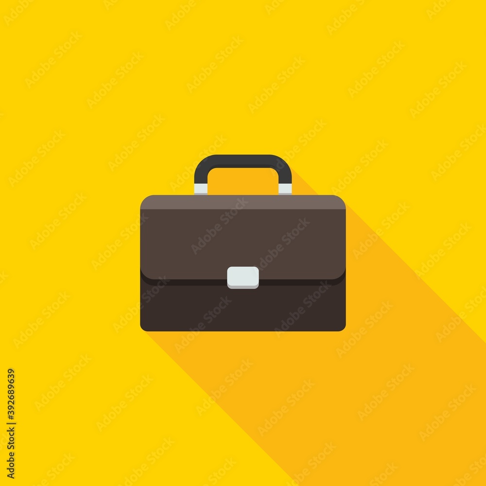 Briefcase icon vector isolated. Briefcase icon vector isolated.