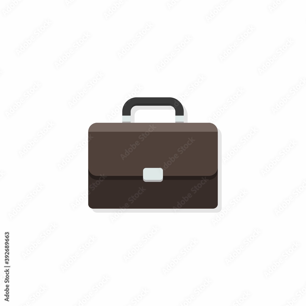 Briefcase Shadow vector isolated. Briefcase Shadow vector isolated.