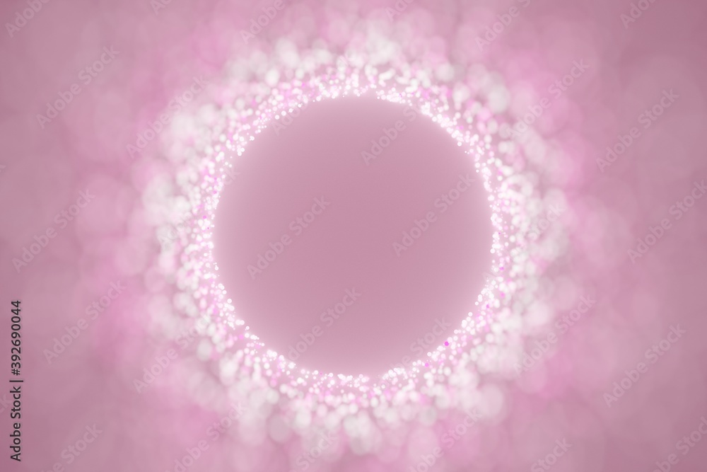 pastel pink abstract background with bokeh defocused lights, round shape frame, spft muted colors pastel pink abstract background with bokeh defocused lights, round shape frame, spft muted colors