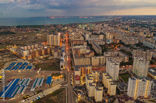 city aerial view  M2P  Poskot  Odessa  Ukraine