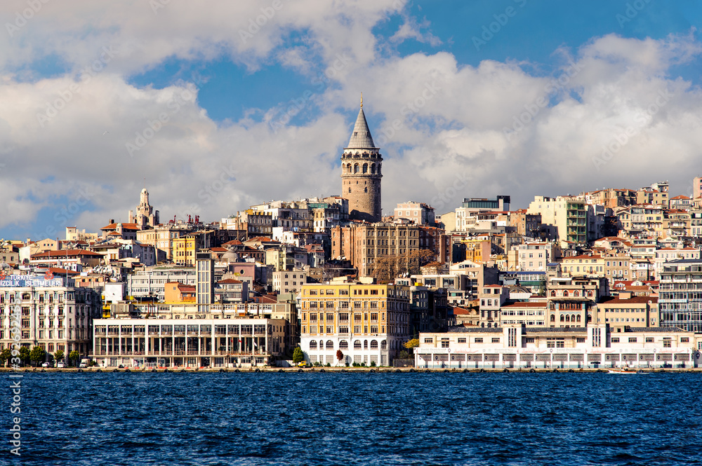 Galata Tower is a medieval stone tower in the Galata/Karakoy quarter of Istanbul