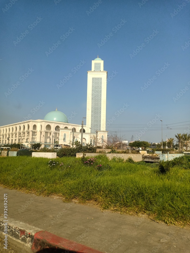 View of the famous big mosque in Oran - Algeria