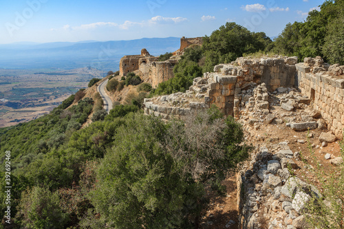 Nimrod Fortress  is a medieval Ayyubid castle situated on the southern slopes of Mount Hermon, on a ridge rising about 800 m (2600 feet) above sea level.