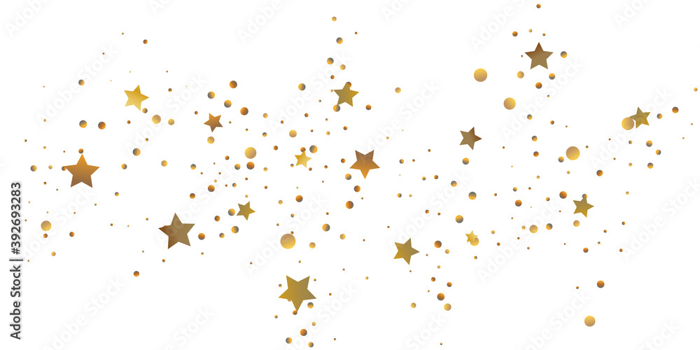 Star confetti. Star confetti.