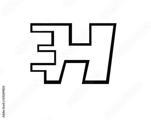 h and a creative logo letter designs and monograms