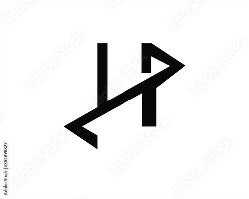 h and a creative logo letter designs and monograms