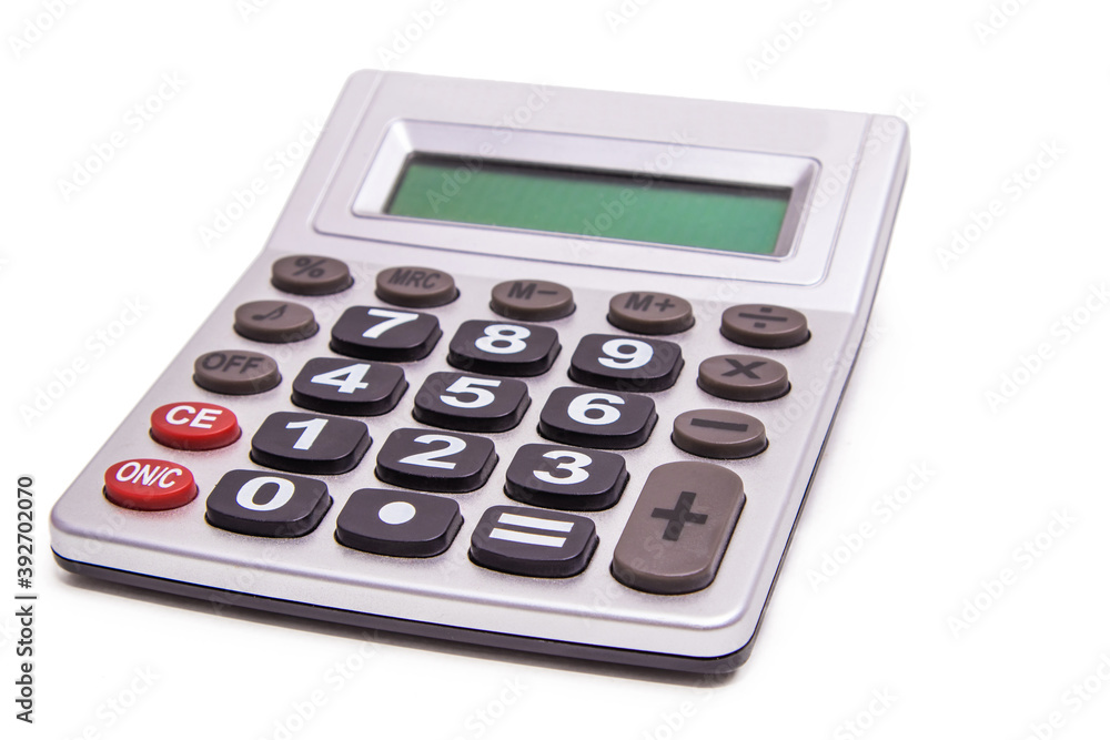 calculator isolated on white background calculator isolated on white background