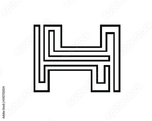 p and h creative logo designs and logo letters