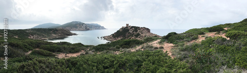 coastal view at torre del porticciolo, alghero, sardinia, italy © ezioman