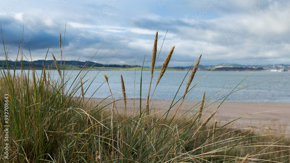 Eden Estury from West Sands, St Andrews, Fife, Scotland Eden Estury from West Sands, St Andrews, Fife, Scotland