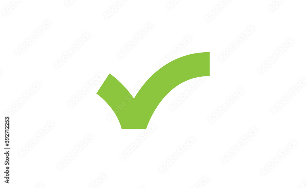 Tick check mark vector icon. Green approval symbol. Tick check mark vector icon. Green approval symbol.
