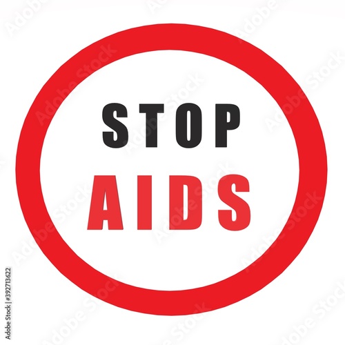 Free Download stop aids. world aids day. aids awareness ribbon.  - GFXLoad