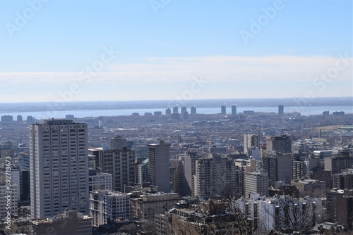Montreal City Canada Skyline Panoramic View