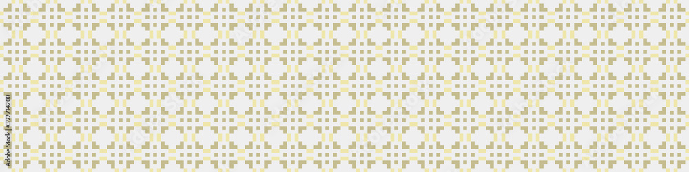 Fototapeta premium Abstract Cross Pattern Dots Logo generative computational art illustration