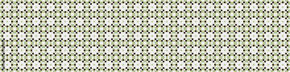 Fototapeta premium Abstract Cross Pattern Dots Logo generative computational art illustration