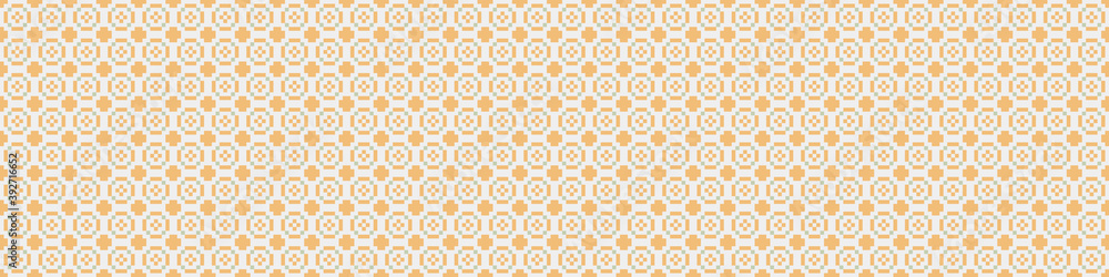 Fototapeta premium Abstract Cross Pattern Dots Logo generative computational art illustration