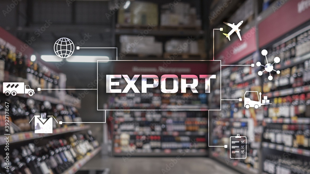 Logistics Import Export background 2021.