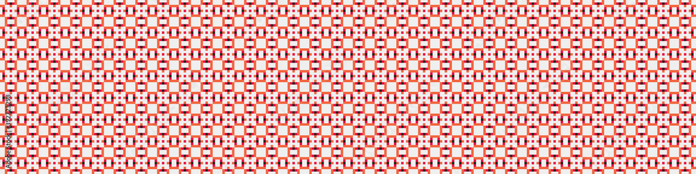 Fototapeta premium Abstract Cross Pattern Dots Logo generative computational art illustration