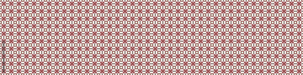 Fototapeta premium Abstract Cross Pattern Dots Logo generative computational art illustration