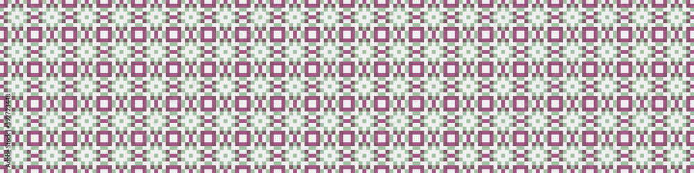 Fototapeta premium Abstract Cross Pattern Dots Logo generative computational art illustration