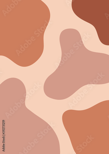 Terracotta abstract template for backgrounds, notebooks, wallpapers, cards, posters, stories, social media.